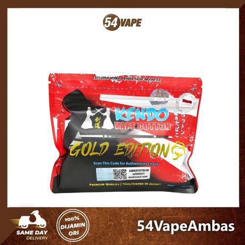 Gambar KENDO COTTON - GOLD EDITION ORIGINAL | KAPAS | AUTHENTIC 100% dari 54vape ambasador Jakarta Barat Tokopedia