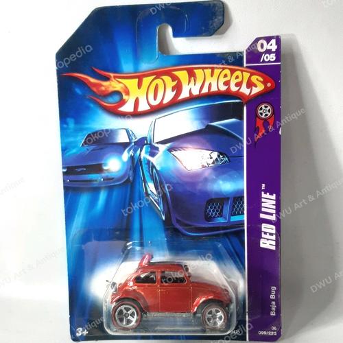 Jual HW HOT WHEELS VOLKSWAGEN BAJA BUG #099 RED LINE BASE BESI RED ...