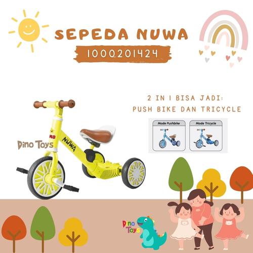 Jual sepeda nuwa 2in1 Mode pushbike 