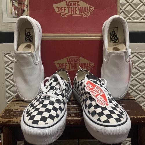 white slip on platform