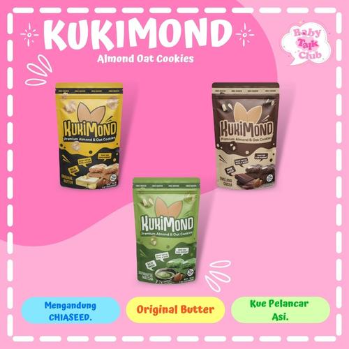 Gambar Almom Kukimond Premium Almond & Oat Cookies Pelancar Asi / Asi Booster dari Baby Talk Club Kota Surabaya Tokopedia