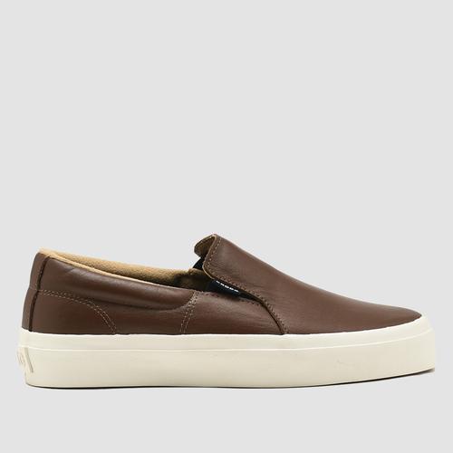 sneakers leather brown