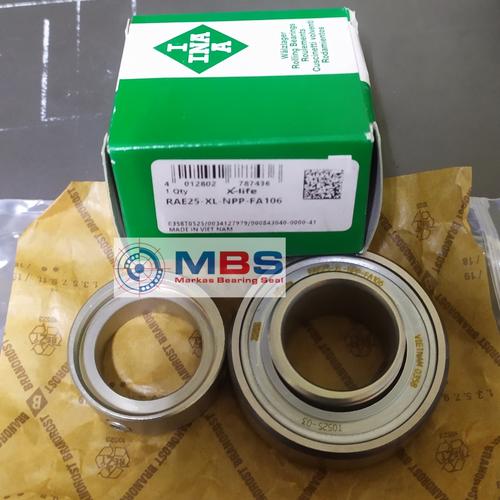 Jual RADIAL INSERT BEARING RAE25 NPP MERK INA ASLI RAE 25 RAE25NPP
