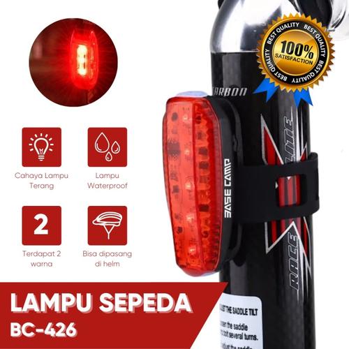 Gambar Lampu Sepeda Belakang LED Recharge Bicycle USB BC-426 Lamp - Biru dari West Biking Indonesia Jakarta Utara Tokopedia