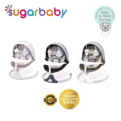 Jual Sugar Baby Hug Me Automatic Baby Swing Chair With Table / Ayunan