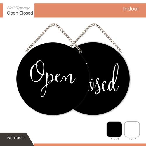 Jual Papan Tanda Pintu Open Close - SSOCP01 - Putih - Kab. Bandung ...