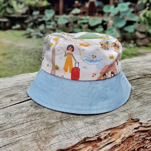 Jual Bucket Hat Landmark - Jakarta 