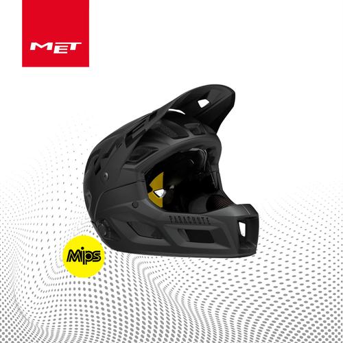 Jual Met Helm Parachute MCR Mips Black 