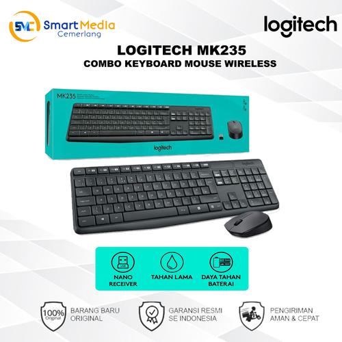 Promo Logitech MK235 Combo Wireless Keyboard dan Mouse di Smart Media  Computer Tokopedia