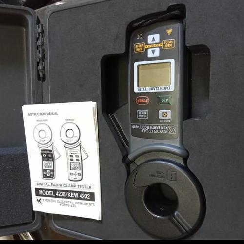 Jual KYORITSU 4200 DIGITAL EaRTh CLAMP TESTER TANG AMPER GROUNDING ASLI
