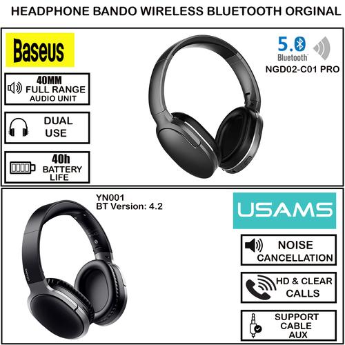 Jual BASEUS HEADPHONE BLUETOOTH V5.0 