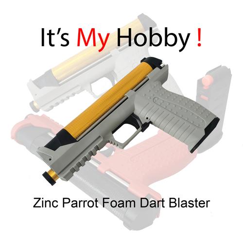 Jual Zinc Parrot Injection Molding Foam Dart Blaster not Nerf or Worker