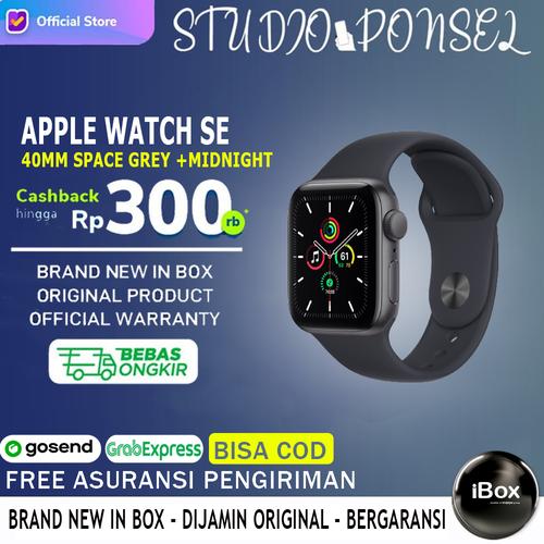 Jual Apple Watch Series SE IBOX 40mm Space Grey + Midnight Sport Band 2022  - Jakarta Pusat - Studio Ponsel | Tokopedia