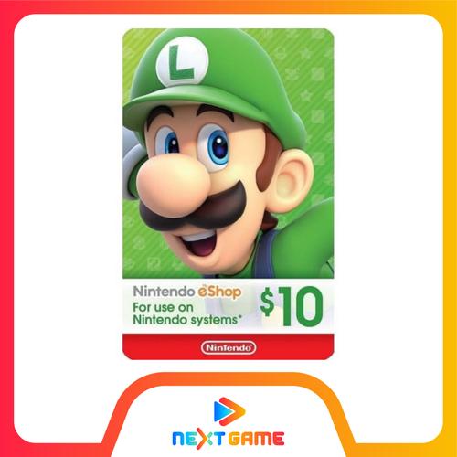 Mario Nintendo Switch $10 Gift Card Code $10 Nintendo Eshop Card