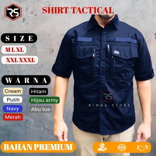 Kemeja Lengan Pendek Cora  Army
