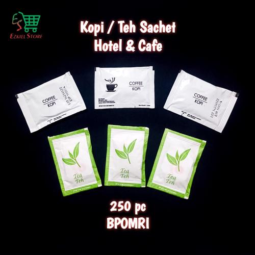Jual Kopi Teh Sachet Hotel Cafe 250 pcs Kopi Instan Teh Celup Kopi