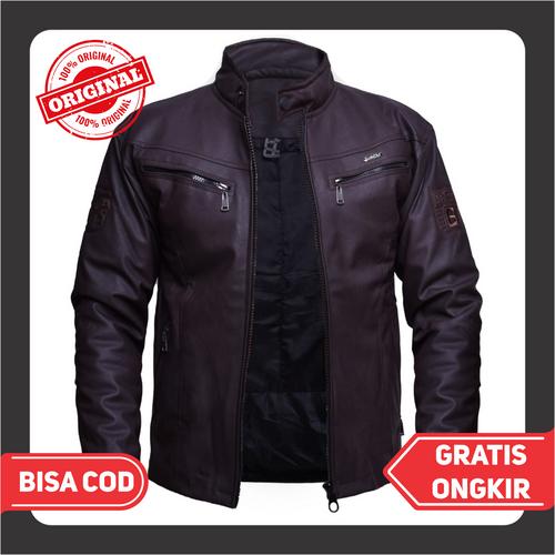 Jual JAKET MOTOR PRIA ORIGINAL, JAKET TOURING RIDING KULIT PU