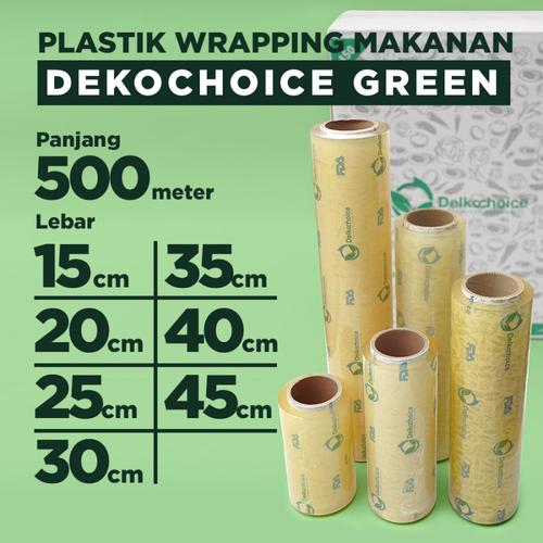 Jual CLING WRAP PLASTIK FOOD WRAPPING ROLL MAKANAN DELKOCHOICE D