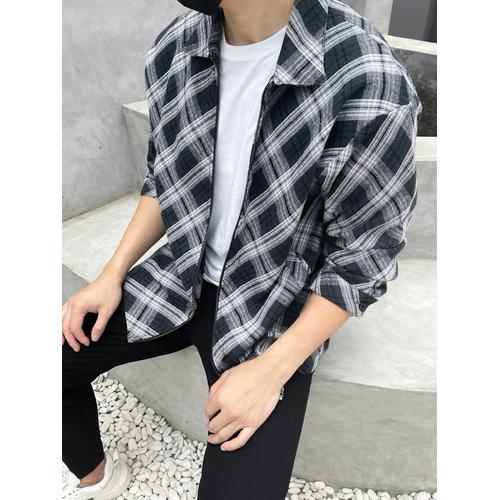 checked jacket