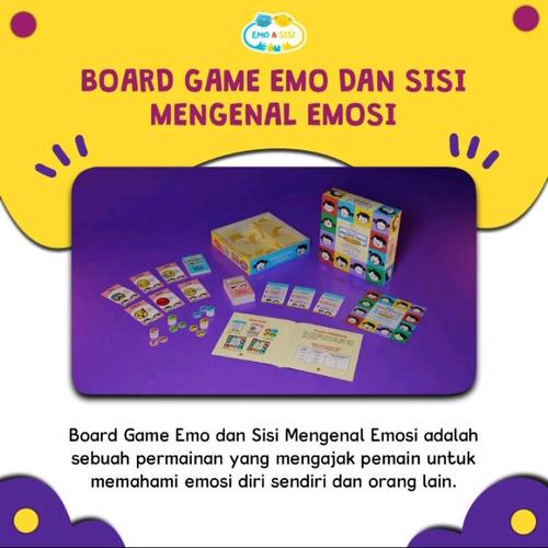 Jual Board Game Emo dan Sisi Mengenal Emosi Aktivitas Anak Kab