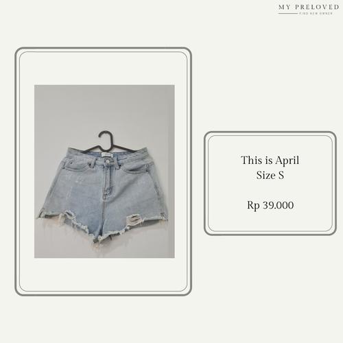 Jual preloved hot pants jeans - Kota 