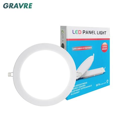 Jual Panel LED 12Watt Inbow Lampu Downlight Led Panel Bulat - white ...