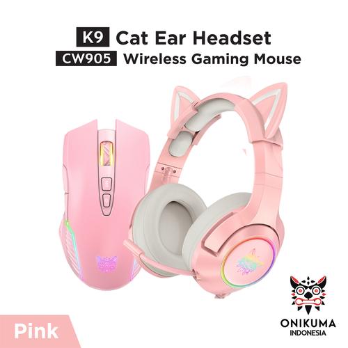 Promo Onikuma K9 Headset Pink + Onikuma 