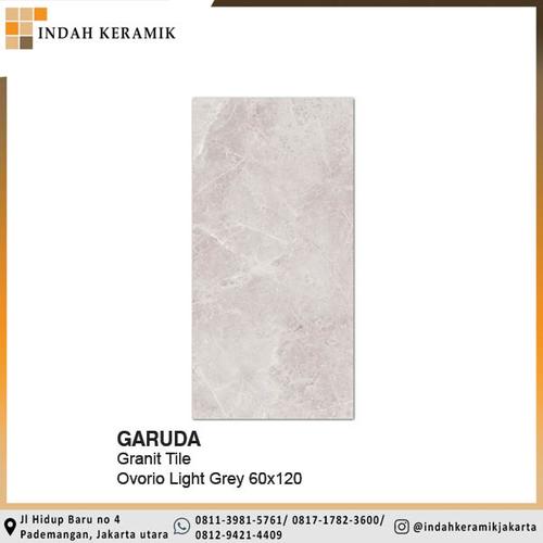 Jual Granit Tile GARUDA Ovorio Light Grey GS129M11C 60x120 Jakarta