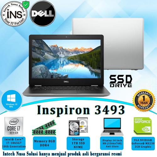 Jual DELL Inspiron 3493 Core i7-1065G7 