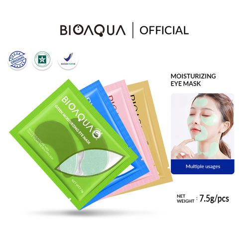 Jual 【BPOM】BIOAQUA eye mask Moisturizing masker mata 7.5g Blue eyemask 1p Kab. Tangerang