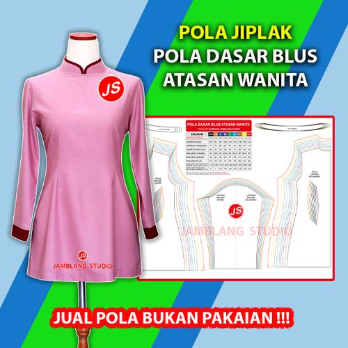 Gambar Pola Jiplak Dasar Atasan Wanita 7 in 1 ( JP-010 ) dari Jamblang Store Kab. Pekalongan Tokopedia