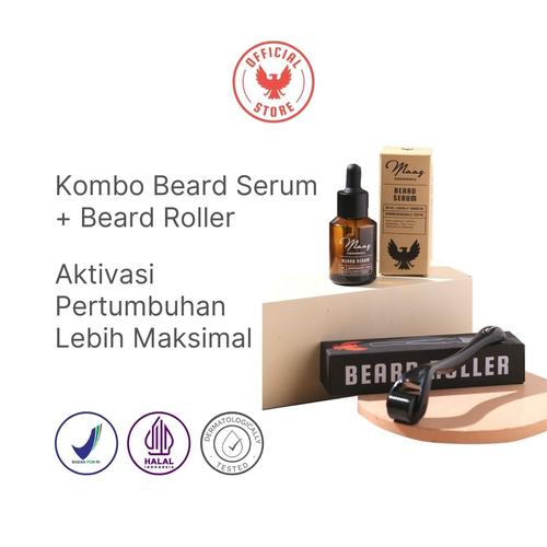 Gambar Beard Growth Kit MAAZ: Beard Serum + Beard Roller dari MaazGrooming Kota Tangerang Tokopedia