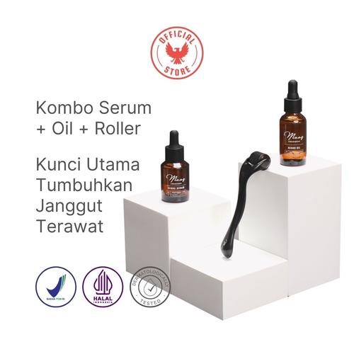 Gambar Beard Hero Kit MAAZ: Beard Serum + Beard Oil + Beard Roller dari MaazGrooming Kota Tangerang Tokopedia