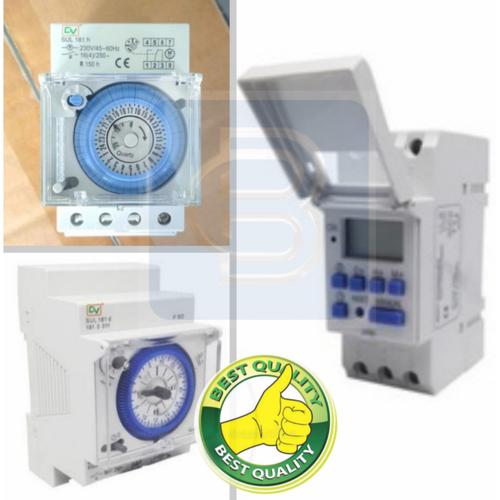 Dv Timer Jual DV Time Switch Analog SUL181D / Timer Analog Din Rail Type ...