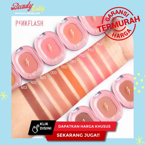 Gambar PINKFLASH #OhMyHoney Blushes Matte Shimmer High-Pigmented PFF01 - P01 HeartSignal dari beauty entity Kab. Tangerang Tokopedia