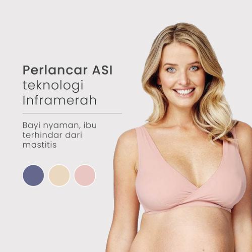Gambar Mamaway Far Infrared Bra Hamil & Menyusui Crossover - Peach,S dari Mamaway Indonesia Jakarta Utara Tokopedia