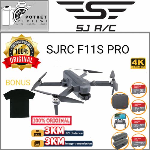 Jual SJRC F11S 4K PRO / SJRC F11S PRO PTZ 4K 3KM VERSION EIS ANTISHAKE ...