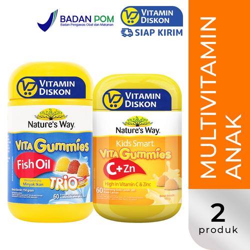 Gambar Nature's Way VitaGummies Vitamin C Zinc+Trio Kids 60Gum BPOM dari VitaminDiskon undefined Tokopedia