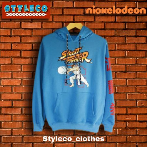 SF II × WDS Logo Hoodie CAPCOM CHARCOAL CAPCOM Official STREET