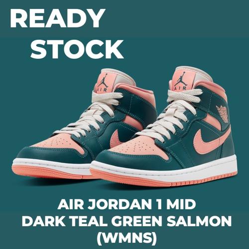 Jual Nike Air Jordan 1 Mid Dark Teal 
