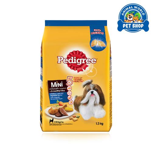 Jual Makanan Anjing PEDIGREE Mini & Puppy 1.3kg Puppy Kota Denpasar Animal World