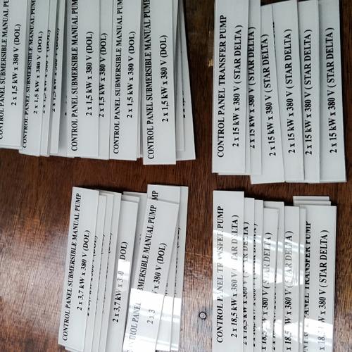 Jual label panel listrik 3 x 15 cm sablon - Jakarta Barat - karya ...