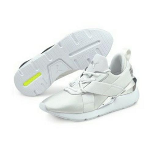 Jual sepatu sneakers puma muse x metalic white 375131 02