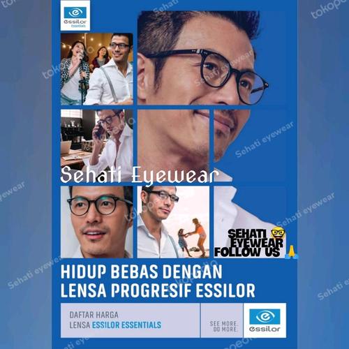 Jual Lensa Essilor Essentials Everyday 1.5 Light Adapt Grey Original