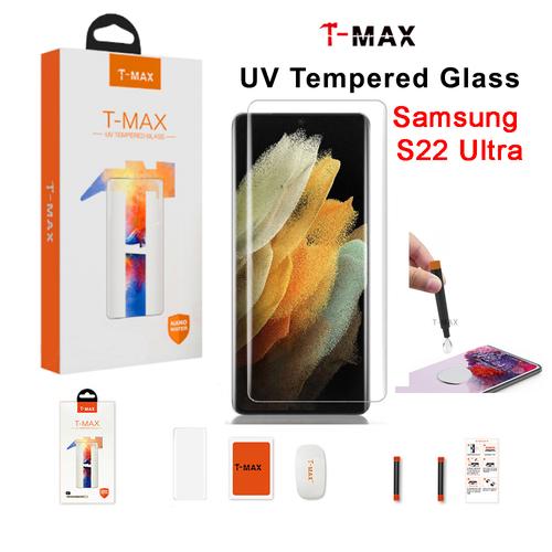 Gambar T-Max UV Tempered Glass Curved Samsung Galaxy S22 Ultra - Full Kit dari TOKOCASE Jakarta Barat Tokopedia