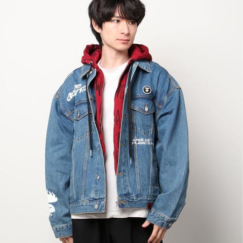 Jual AAPE By Bathing Ape Denim Jacket 