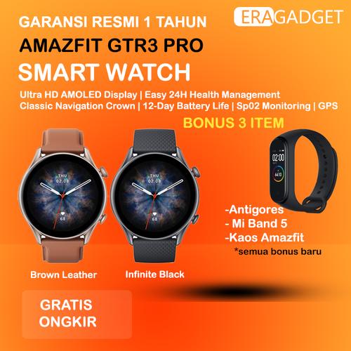 Jual Amazfit GTR 3 Pro Smartwatch Fashion Business Watch Garansi Resmi -  GTR3 PRO Black - Kota Tangerang Selatan - EraGadgetshop | Tokopedia