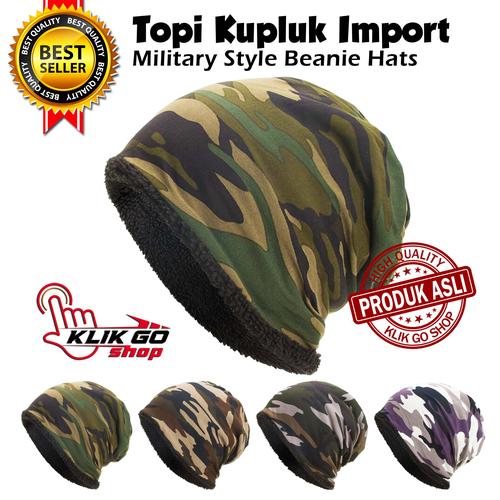 Jual TOPI KUPLUK BEANIE HAT IMPORT 