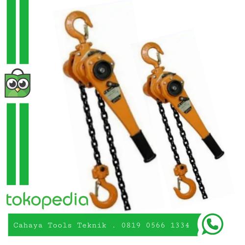 Jual lever block 3 ton Kondotec / Takel Japan Kondotec 3 ton x 5 Meter (CT) Jakarta Utara