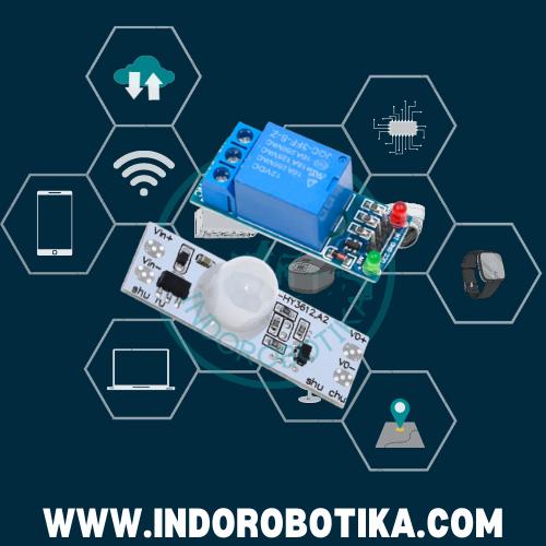 Jual MODUL SENSOR ON-OFF SWITCH PIR LED + Relay 5V - Kota Tangerang ...